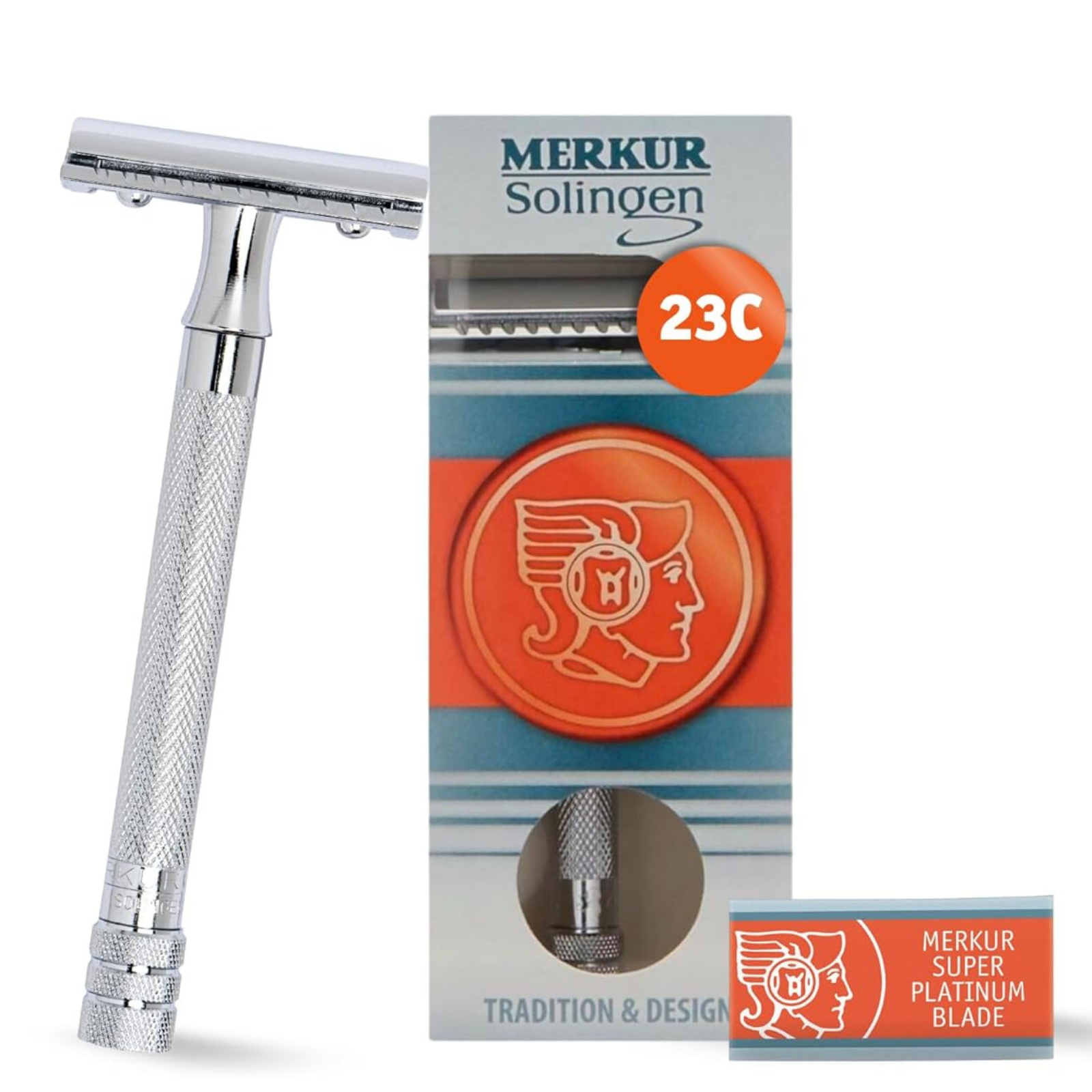 MERKUR メルクール 23C 安全カミソリ【公式/正規品】ドイツ製 両刃