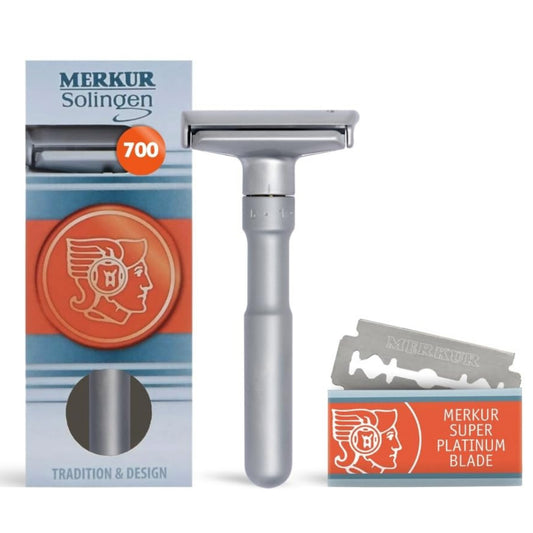 MERKUR メルクール FUTUR 700 安全カミソリ【公式/正規品】ドイツ製 両刃 アジャスタブル デュオクリップ マットクローム