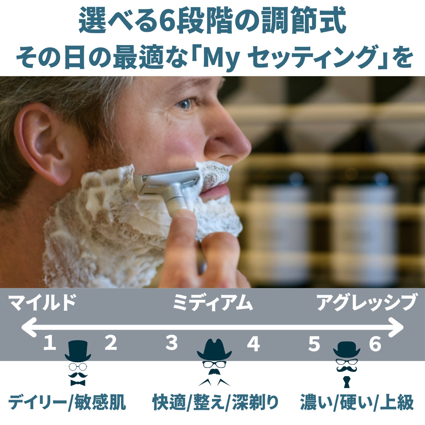 MERKUR メルクール FUTUR 700 安全カミソリ【公式/正規品】ドイツ製 両刃 アジャスタブル デュオクリップ マットクローム